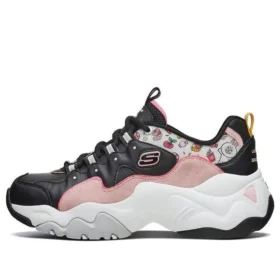 Skechers x Line Friends D’ Lites 3.0 Low-top Clunky Shoes Black/Pink