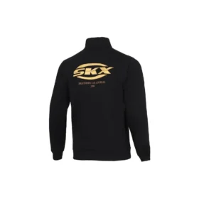 Skechers x SKX Logo Printed Casual Jacket “Black Yellow”