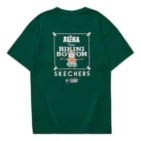 Skechers x SpongeBob Graphic T-Shirt “Green White”
