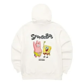 Skechers x SpongeBob SquarePants Hooded Pullover Sweatshirt “White”