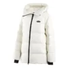 SKX Logo Printed Long Down Jacket “White Black”