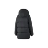 SKX Logo Printed Long Down Jacket “White Black”