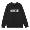 SKX Printed Crew Sweater “Black White”