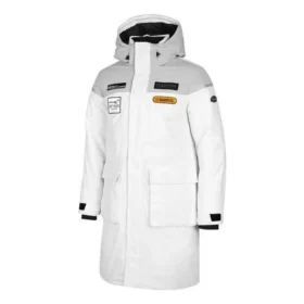 SKX Sport Long Down Jacket “White Black”