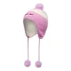 SKX Woven Knitted Beanie “Pink White”