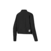 Solid Color Zip-Up Quick-Drying Loose Jacket “Black White”