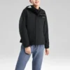 Solid Color Zipper 3-In-1 Jacket “Black”