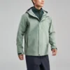 Solid Color Zipper 3-In-1 Jacket “Teal”