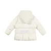 Solid Hooded Down Jacket “White”