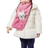 Solid Hooded Down Jacket “White”