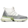 Split Running Shoes White/Grey/Green