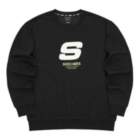 Sport Letter Crew Sweater “Black White”
