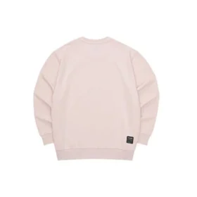 Sport Letter Crew Sweater “Pink White”