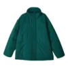 Sport Lifestyle Series Letter Printed Zip-up Down Jacket “Green Tan White”