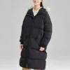 Sport Woven Long Down Jacket “Black”