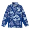 Sports Leisure Series Full Print Half-Zip Sweatshirt “Blue”