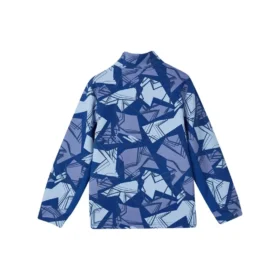 Sports Leisure Series Full Print Half-Zip Sweatshirt “Blue”