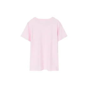 Sports Round Neck Casual Short Sleeve Pink