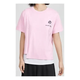 SS20 Crossover Knit Short Sleeve Pink