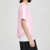 SS20 Crossover Knit Short Sleeve Pink