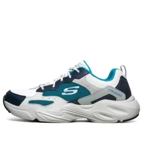 Stamina Airy Low-Top Running Shoes White/Blue/Green