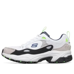 Stamina Sports Shoes White/Black/Green