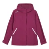 Stroll Series Logo Casual Hooded Woven Jacket “Burgundy”