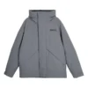 Stroll Series Solid Color Casual Down Jacket “Grey”