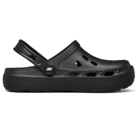 Swifters Minimalistic Cozy Sports Slippers Pure Black