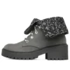 Teen Spirit Knit Buzz Ankle Boot “Black Charcoal”