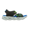 Thermo Splash Slip On Sport Light-Up Sandals “Black Blue”