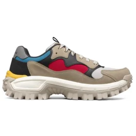 Trekson Low-Top Brown/Red/Blue