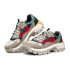 Trekson Low-Top Brown/Red/Blue
