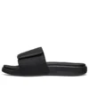 Velcro Flat Heel Sports Slippers Black