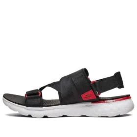 Velcro Outdoor Breathable Beach Sports Black Red Sandals
