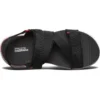 Velcro Outdoor Breathable Beach Sports Black Red Sandals