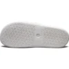 Velcro Outdoor Flat Heel Sports Slippers White Blue