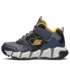 Velocitrek Mid Peak Athletic Shoes “Grey Blue Yellow”