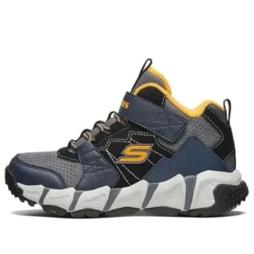 Velocitrek Mid Peak Athletic Shoes “Grey Blue Yellow”