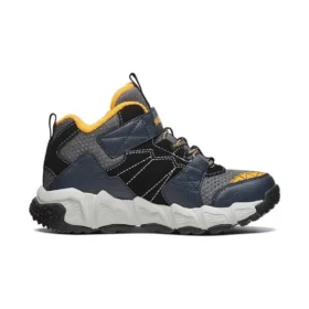 Velocitrek Mid Peak Athletic Shoes “Grey Blue Yellow”