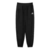 Warm Fleece-Lined Tapered Casual Pants “Black White Navy”