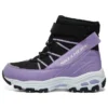 Winter Comfy Boots “Black Purple”