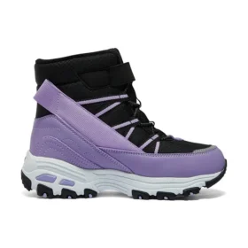 Winter Comfy Boots “Black Purple”