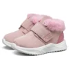 Winter Comfy Boots “Pink White”