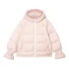 WMNS) Skechers Zip-up Hooded Long Sleeve Down Jacket “Pink”