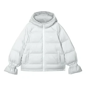 WMNS) Skechers Zip-up Hooded Long Sleeve Down Jacket “White”