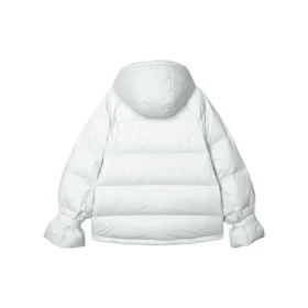 WMNS) Skechers Zip-up Hooded Long Sleeve Down Jacket “White”
