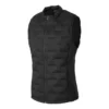 Woven Down Vest “Black”