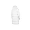 Woven Long Down Jacket “Black White”