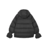 Zip-up Hooded Long Sleeve Down Jacket “Black”